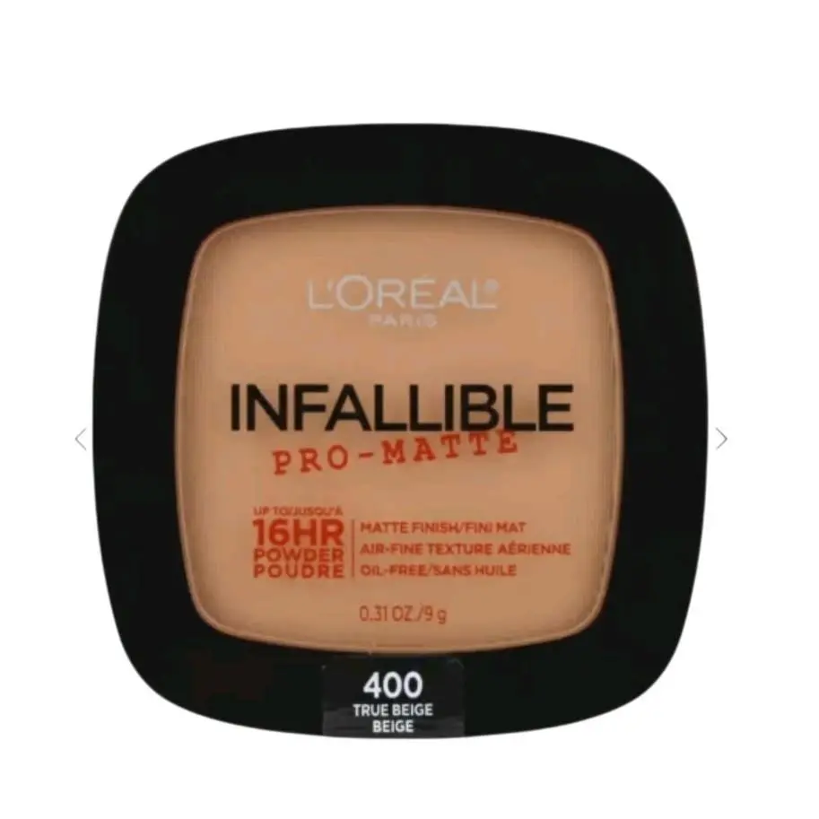 L`oreal Infallible Pro-matte Finish Powder 400 True Beige Loreal by L'Oréal