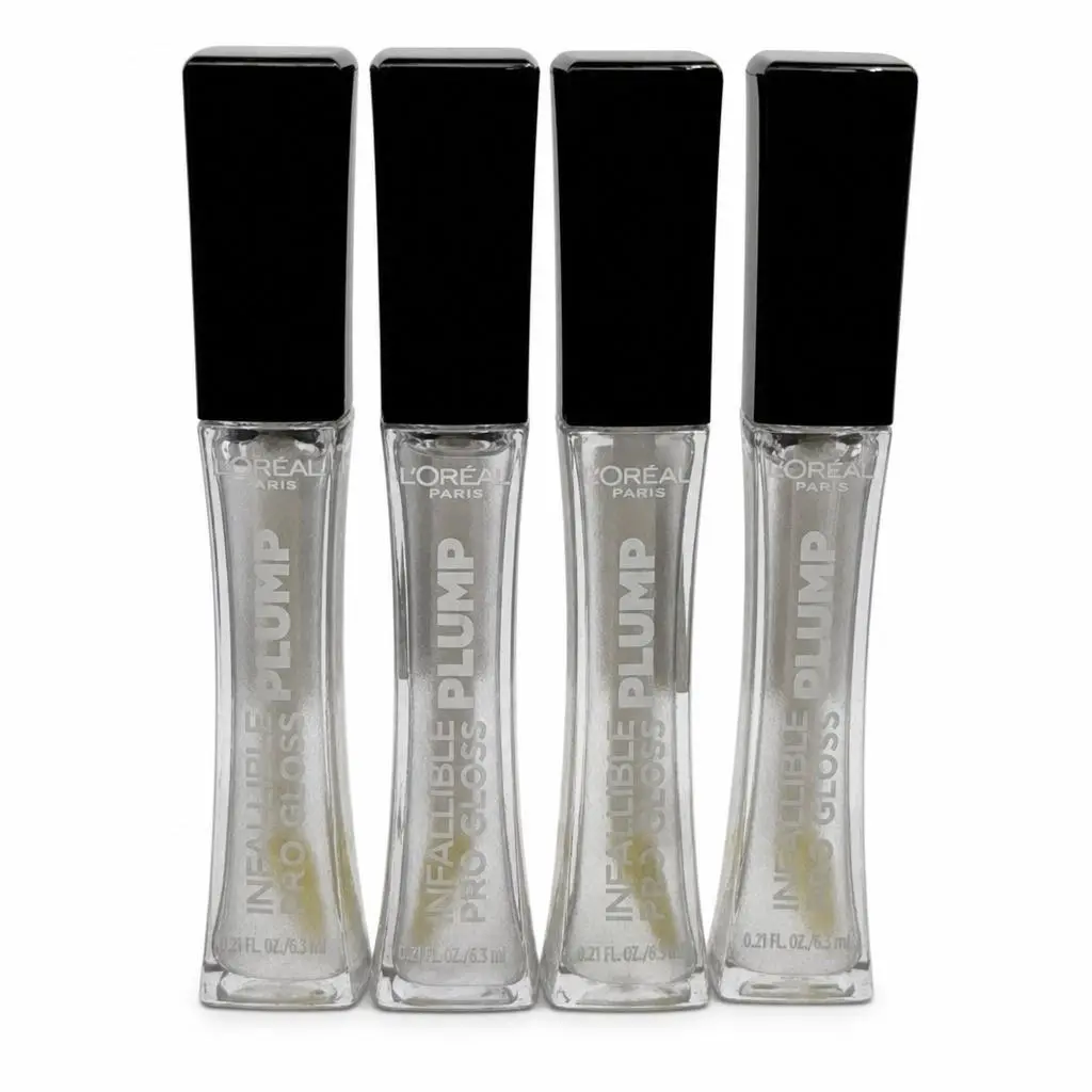 L`oreal Paris Infallible Pro Gloss Plump Lip Gloss 600 Mirror 4 Pack by L'Oréal