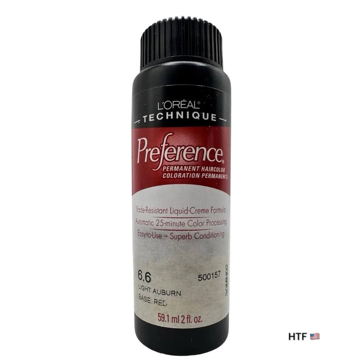 2x Loreal Preference 6.6 Light Auburn Base Red 2 Fl Oz Permanent Haircolor by L'Oréal