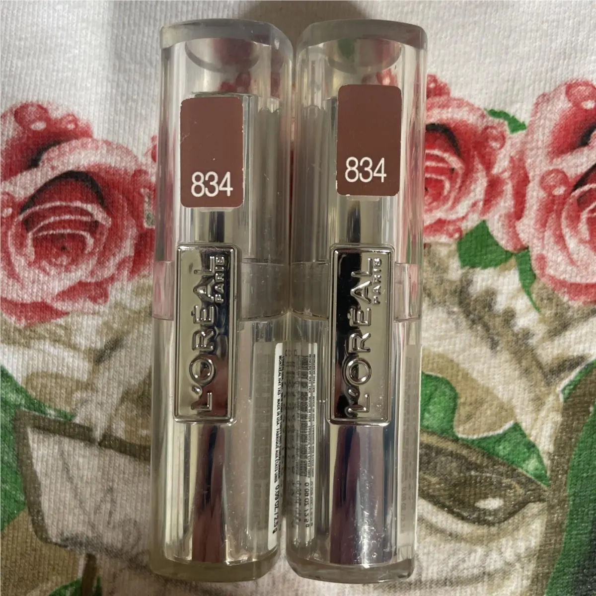 2 Loreal Infallible Lipstick 834 Brazen Bronze Silver Case See Read Retired by L'Oréal