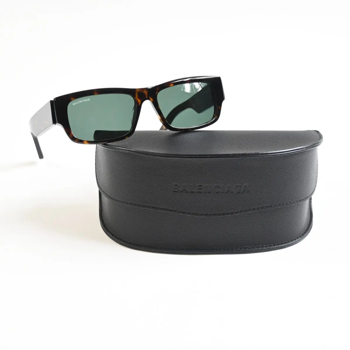 BB0261S 002 Mens Sunglasses Havana/silver 57mm by Balenciaga