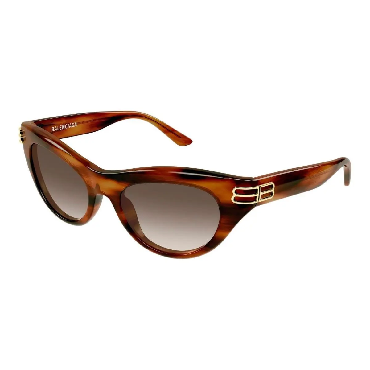BB0466S Havana/brown 002 Sunglasses by Balenciaga