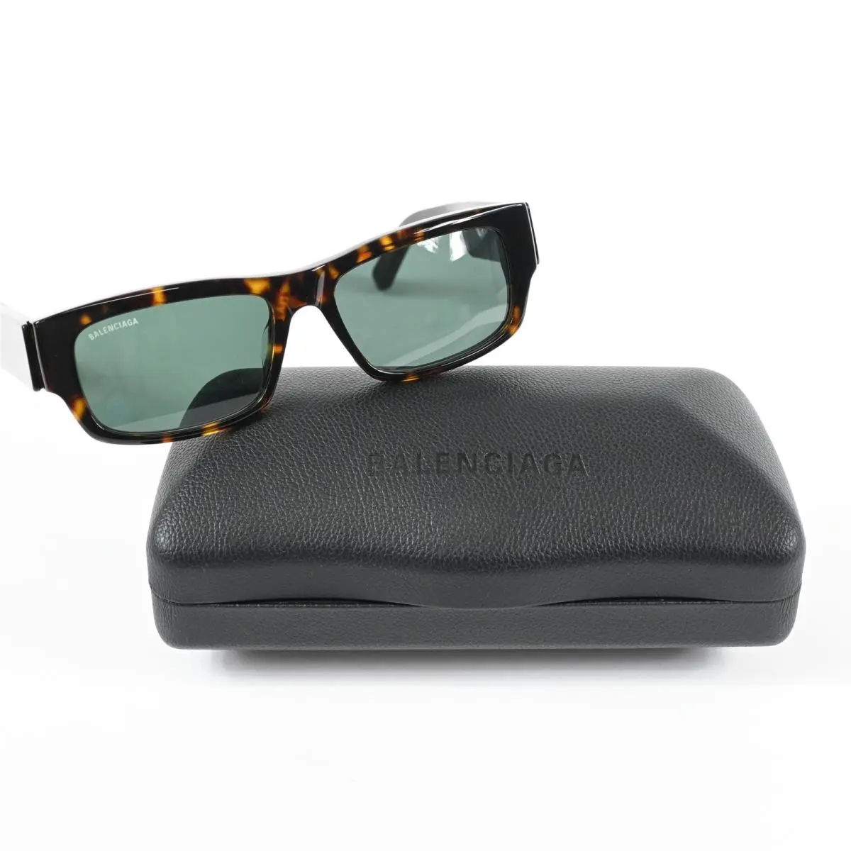 BB0261S 002 Mens Sunglasses Havana/silver 57mm by Balenciaga