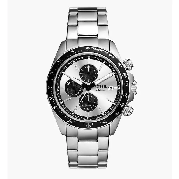 Autocross 42mm Multifunction Silver Stainless Steel Mens Watch FS6124 by Fossil
