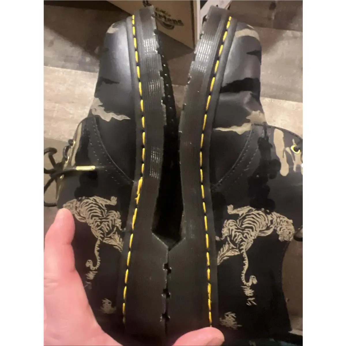 Dr. Martens shoes - Year Of The Tiger 1461 Dr Martens - Black (UPC: 0190665449549) 4
