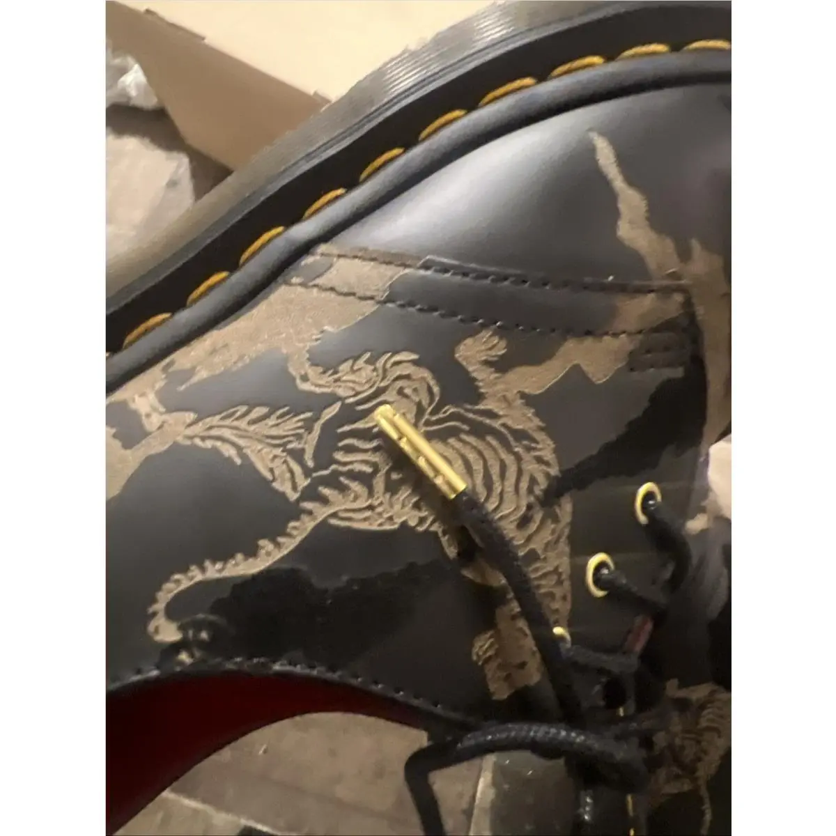 Dr. Martens shoes - Year Of The Tiger 1461 Dr Martens - Black (UPC: 0190665449549) 5