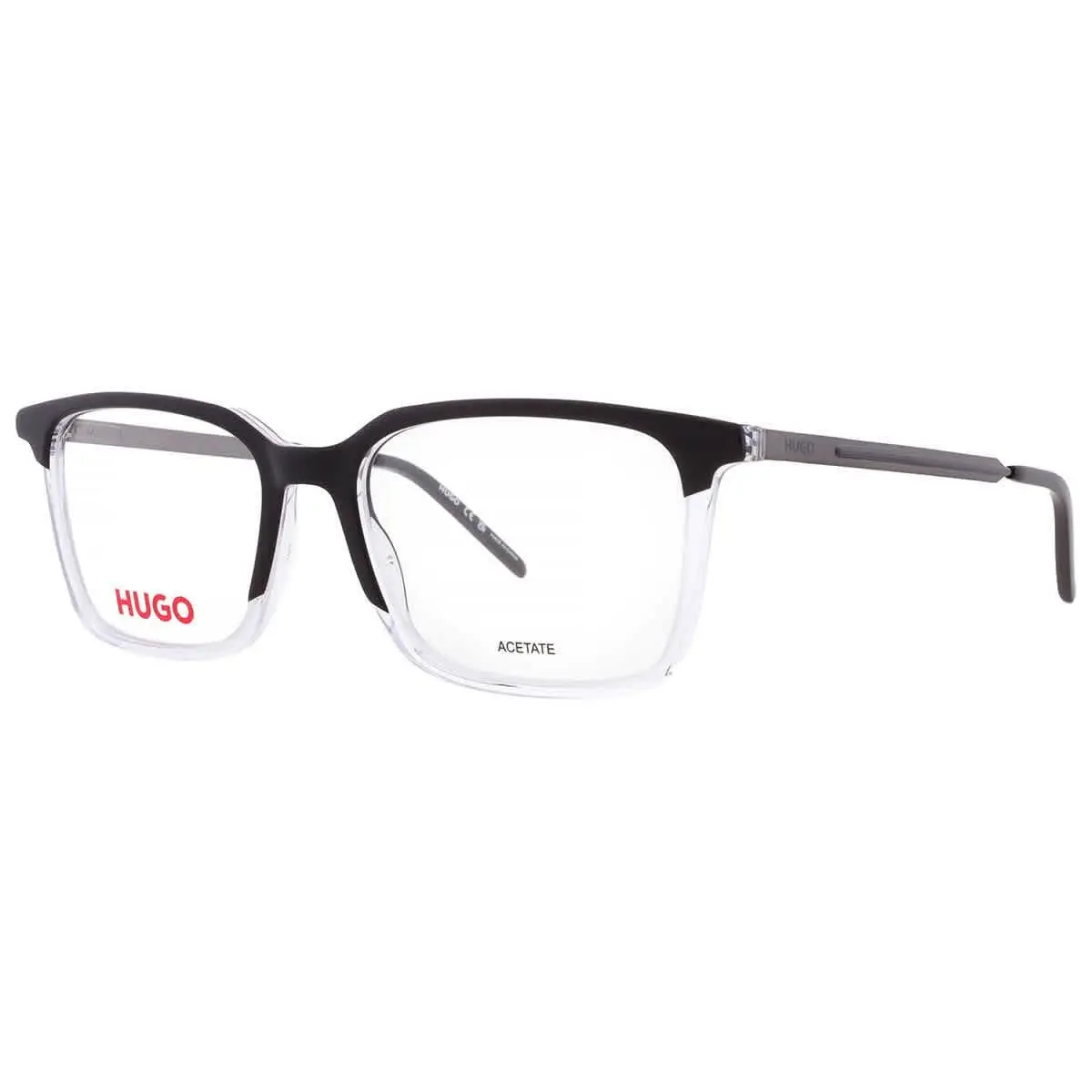 Demo Rectangular Men`s Eyeglasses HG 1125 07C5 53 HG 1125 07C5 53 by Hugo Boss