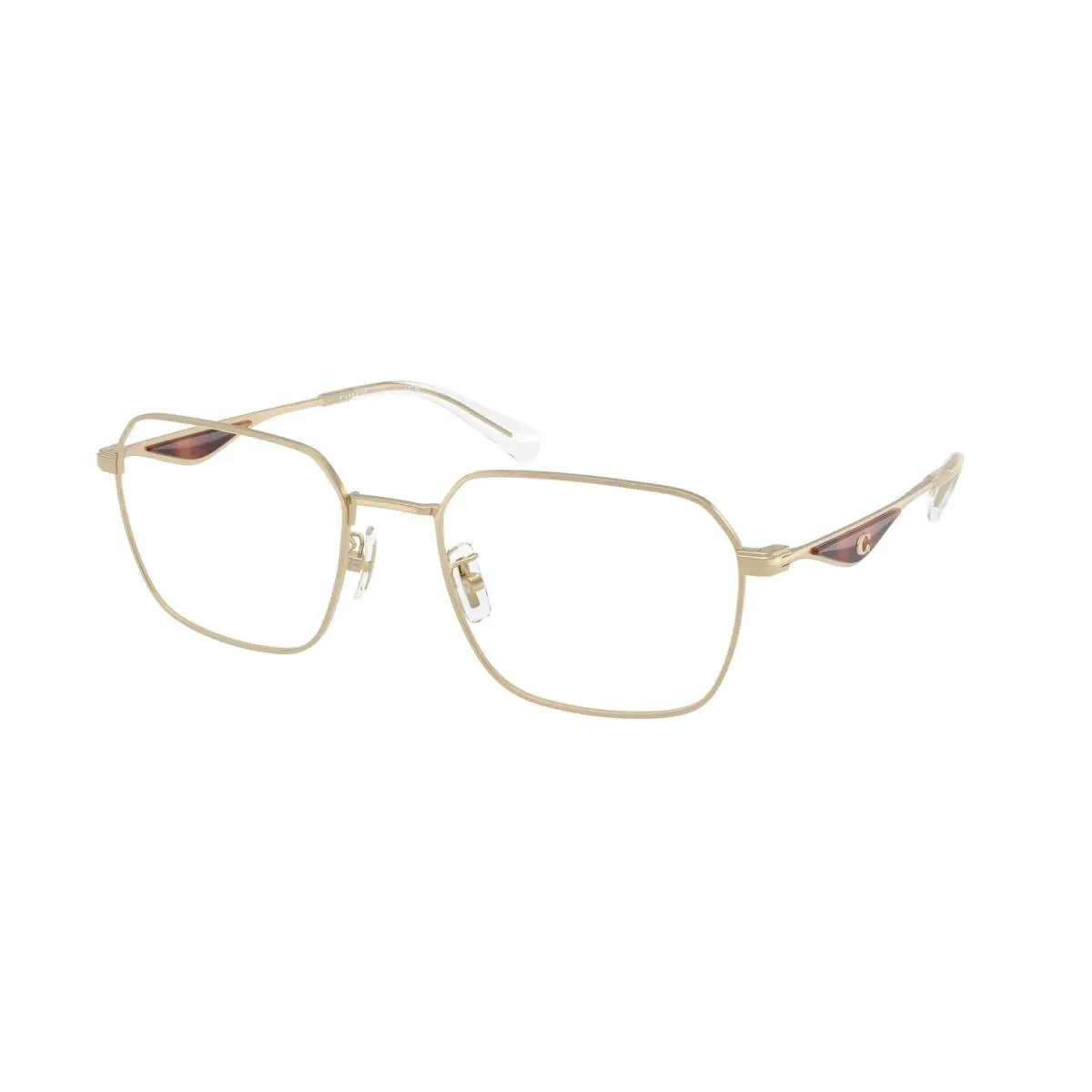 HC 5186 Satin Light Gold / Demo Lens 9005 Size 57 Eyeglasses by Coach