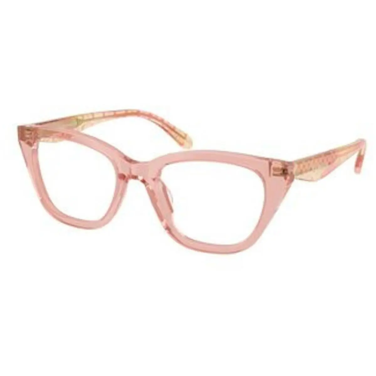 HC 6289 U Transparent Peach / Demo Lens 5943 Size 50 Eyeglasses by Coach
