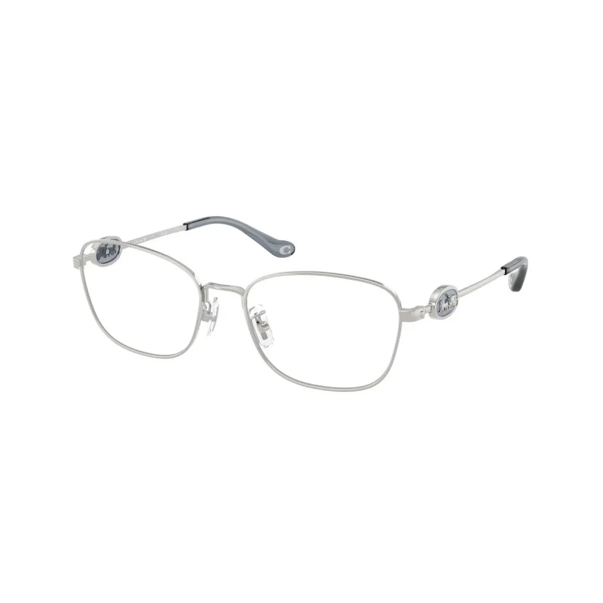 HC 5183 Shiny Silver Demo Lens 9001 Size 54 Eyeglasses by Coach