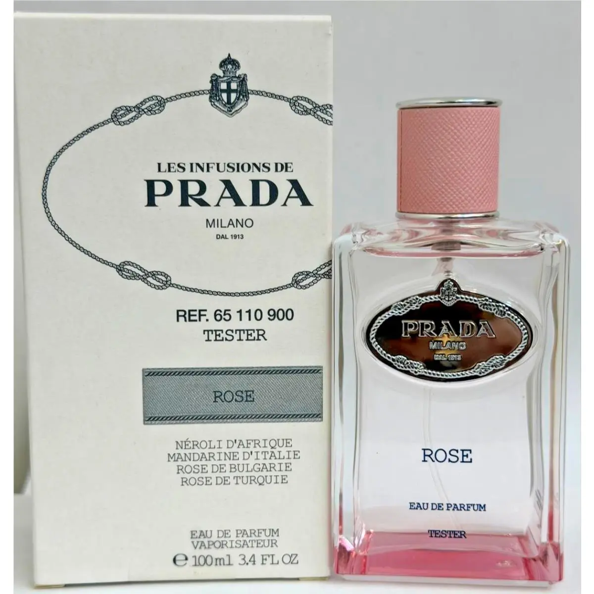 Prada Les Infusions De Milano Rose Women Perfume Edp Spray 3.4oz 100ml