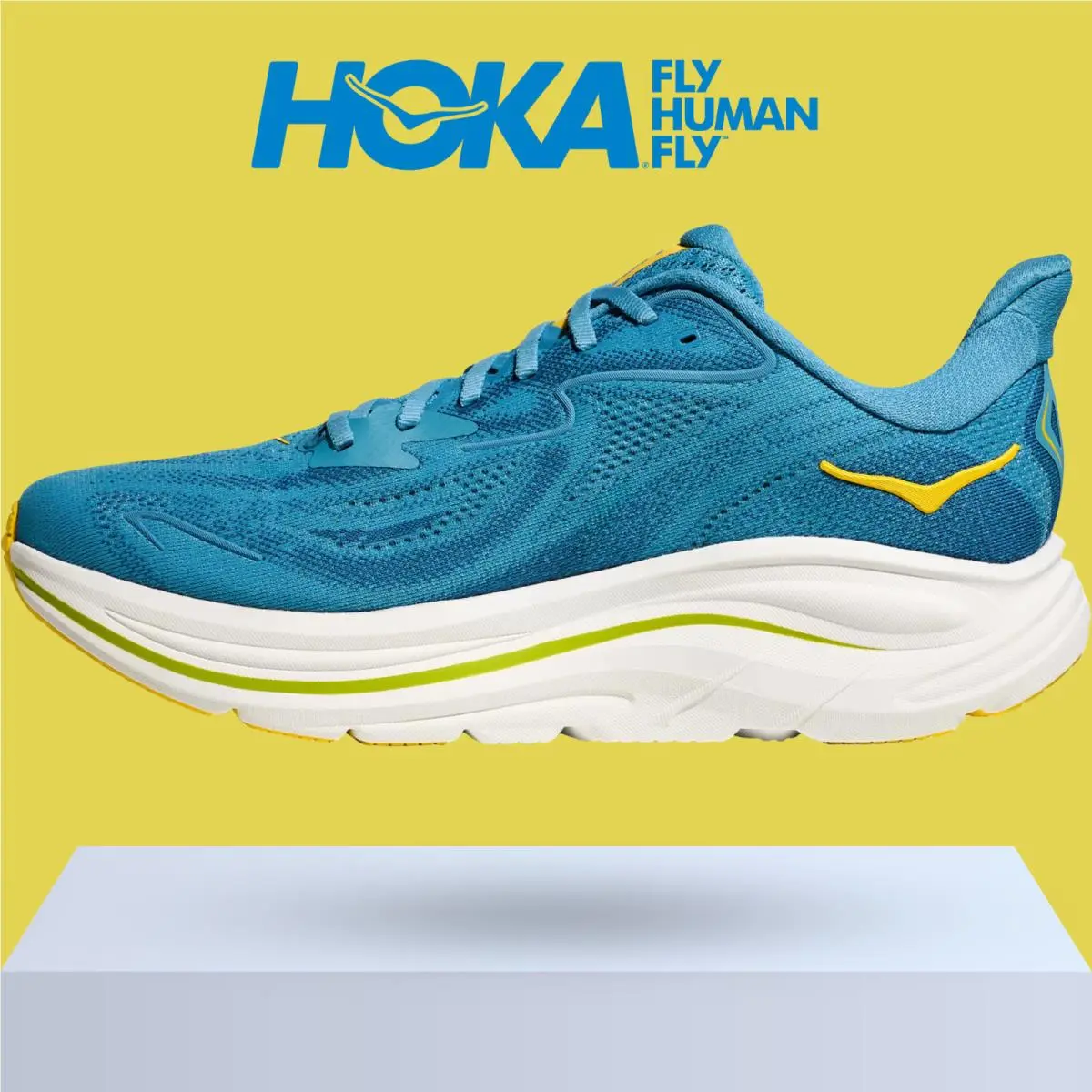 Hoka shoes - Hoka One One Clifton 10 - Alpine Blue/Foggy Night 0