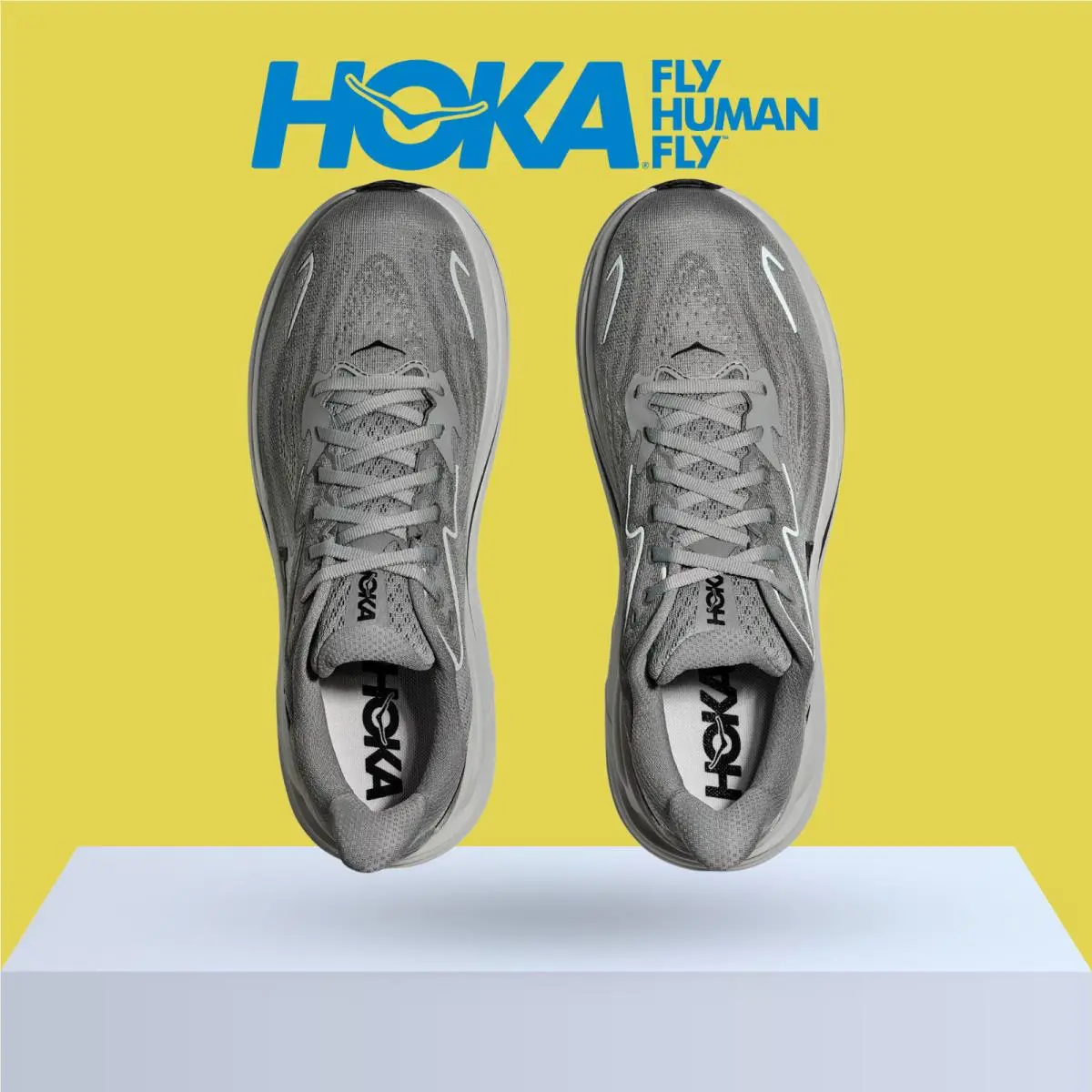 Hoka shoes - Hoka One One Clifton 10 - Alpine Blue/Foggy Night 22