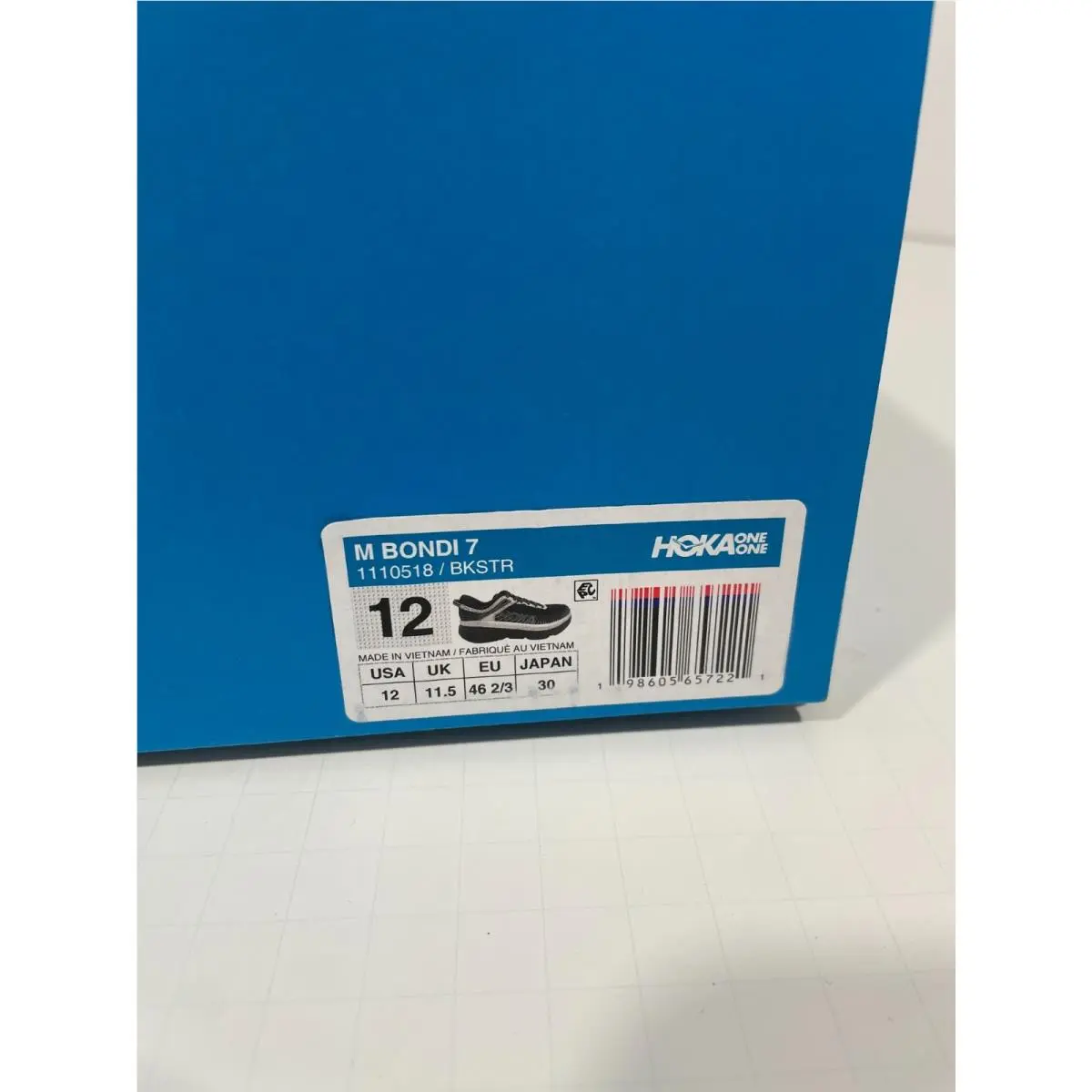 Hoka shoes - Hoka One One HOKA Bondi 7 - 1110518-BKSTR - Black 1