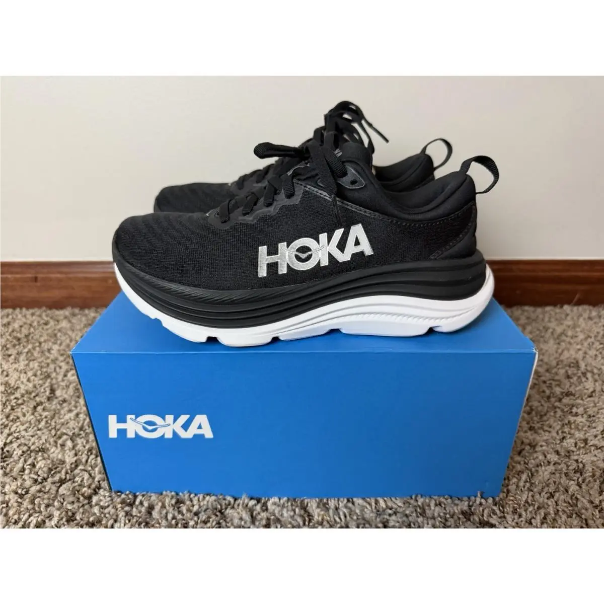 Hoka shoes - Hoka One One Gaviota 5 - 1134270/BWHT - Black/White 0