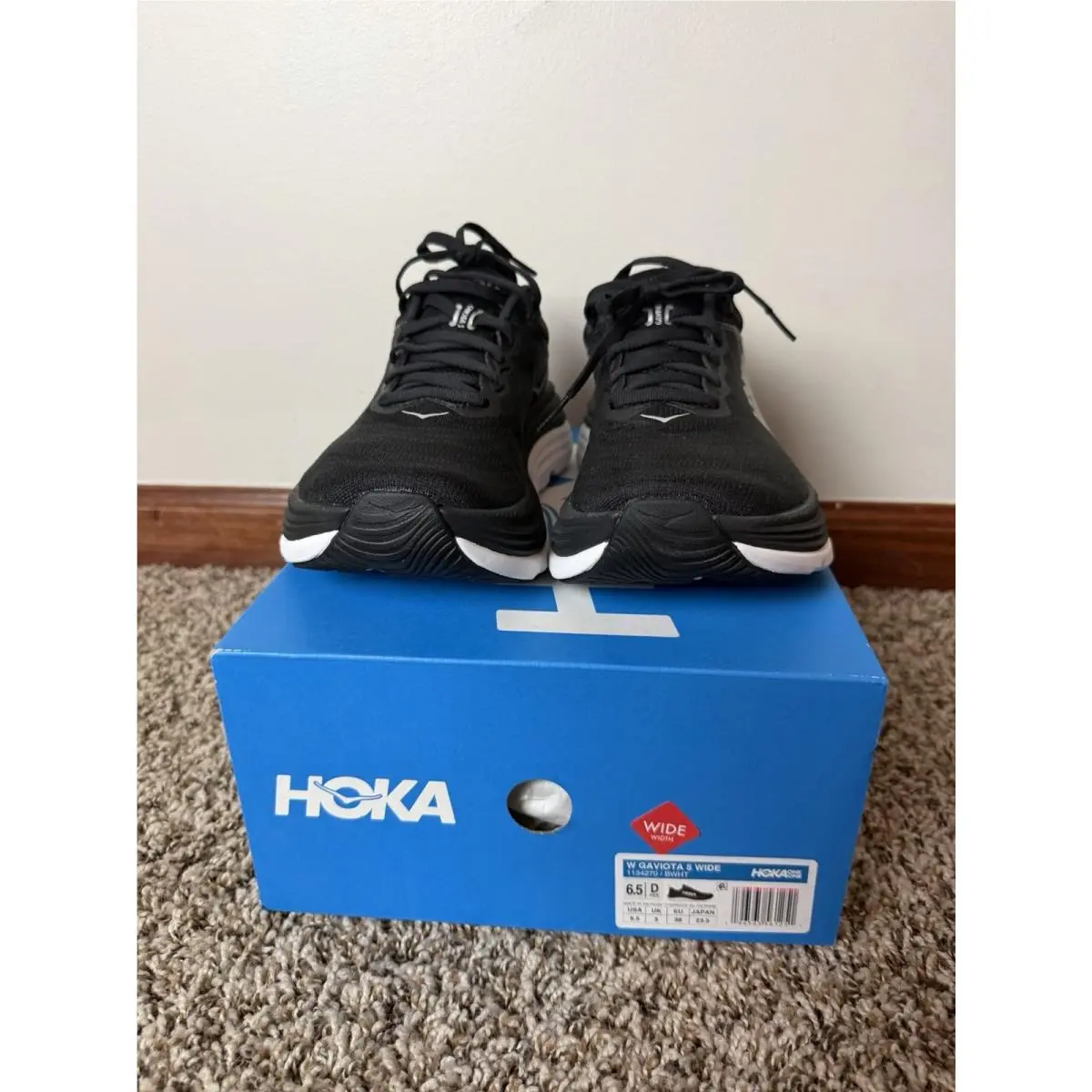 Hoka shoes - Hoka One One Gaviota 5 - 1134270/BWHT - Black/White 1