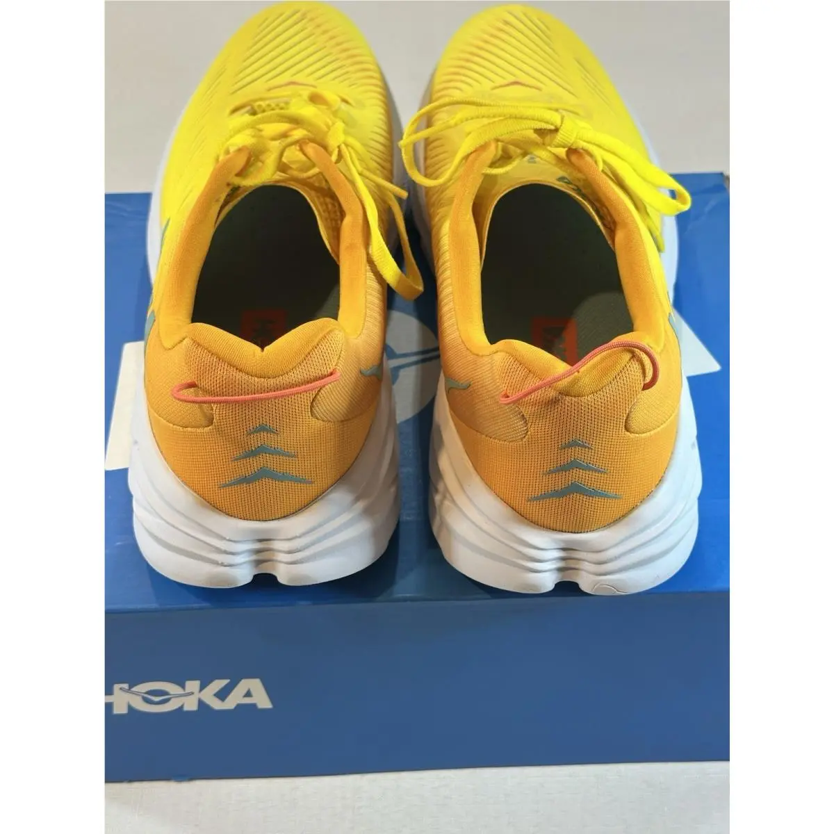 Hoka shoes - HOKA Rincon 3 - Rincon - 1119396 - Yellow, Orange, White 4