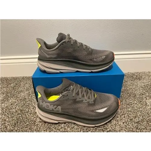 Hoka shoes - Hoka Clifton 9 GTX - Clifton GTX - 1141470F - Asphalt Grey/Gravel (UPC: 198605127250) 0