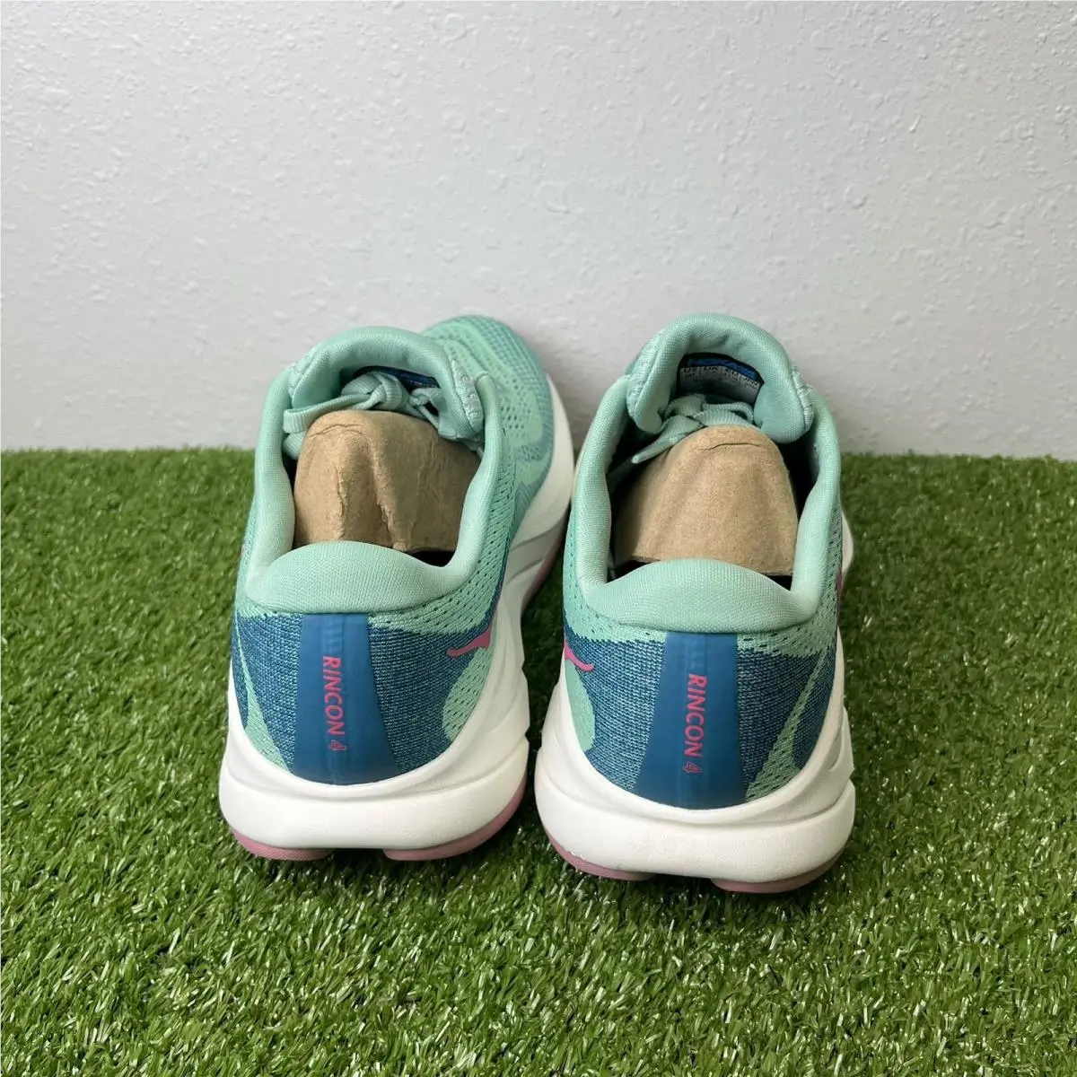 Hoka shoes - HOKA One One Rincon 4 - Jadeite Teal/Pink 8