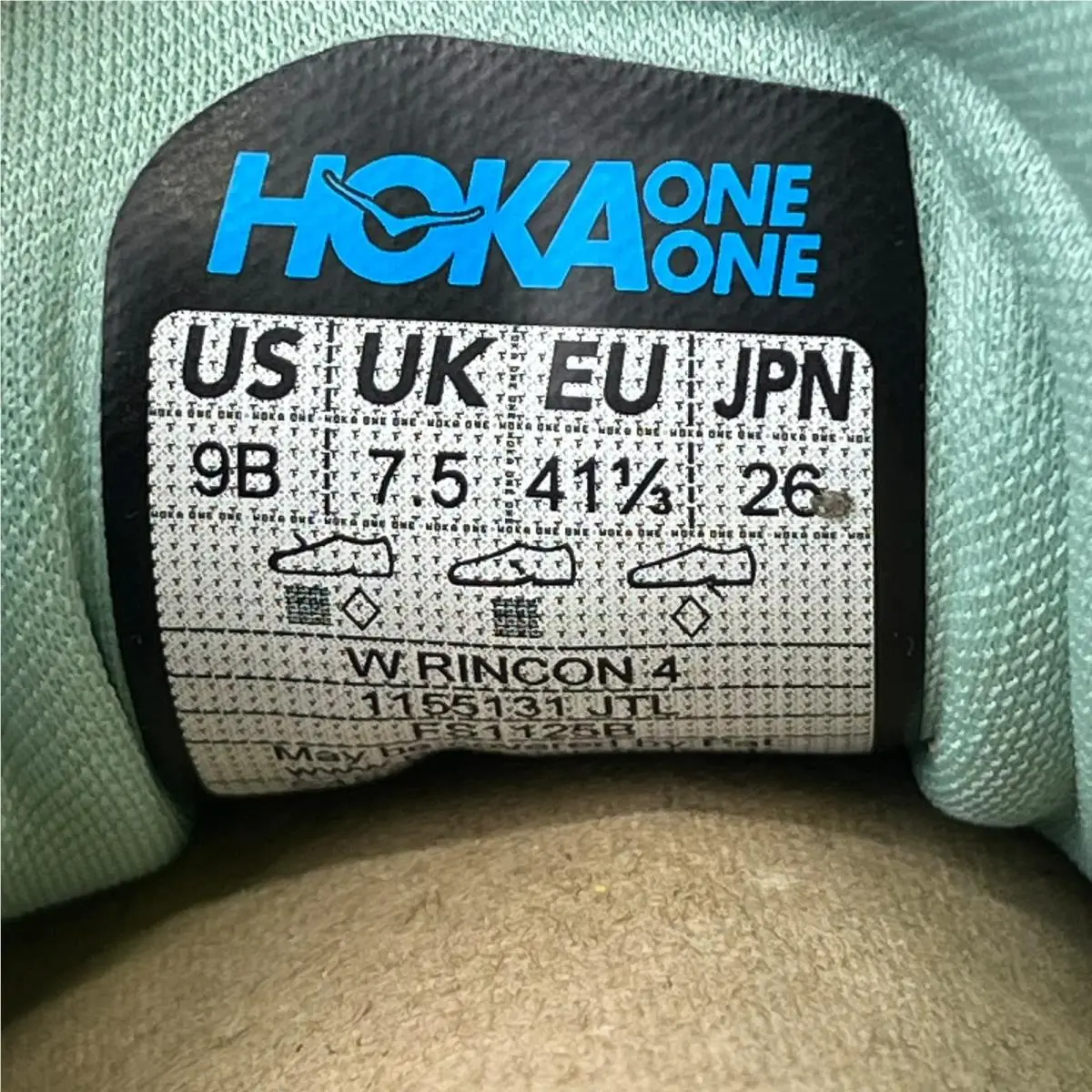 Hoka shoes - HOKA One One Rincon 4 - Jadeite Teal/Pink 6