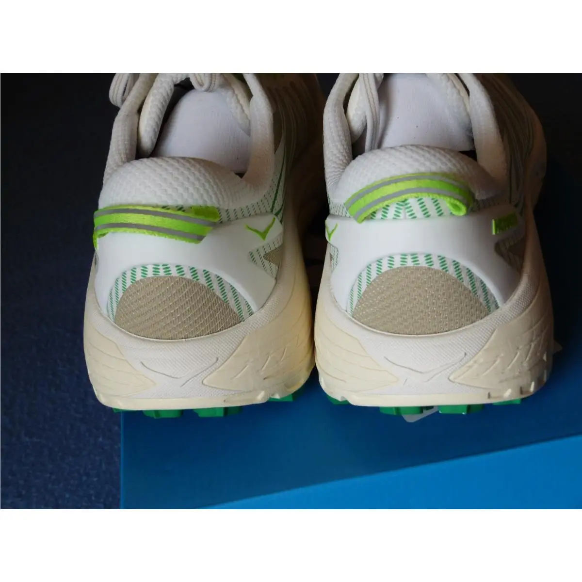 Hoka shoes - U Mafate Speed 2 - Mafate Speed - White with some green 3