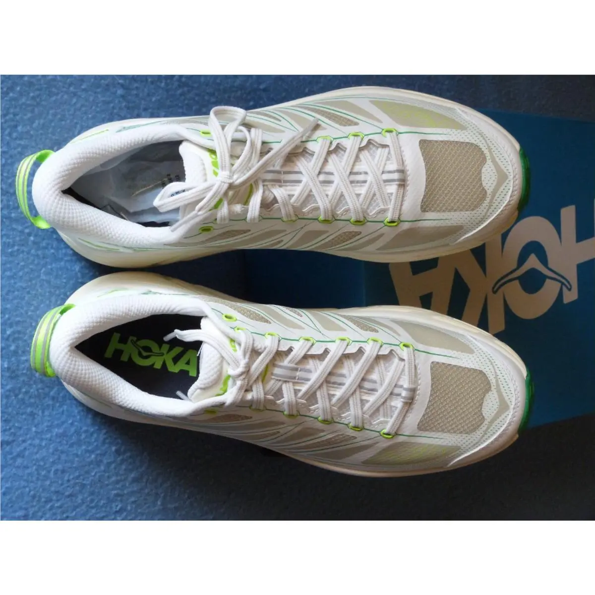 Hoka shoes - U Mafate Speed 2 - Mafate Speed - White with some green 4