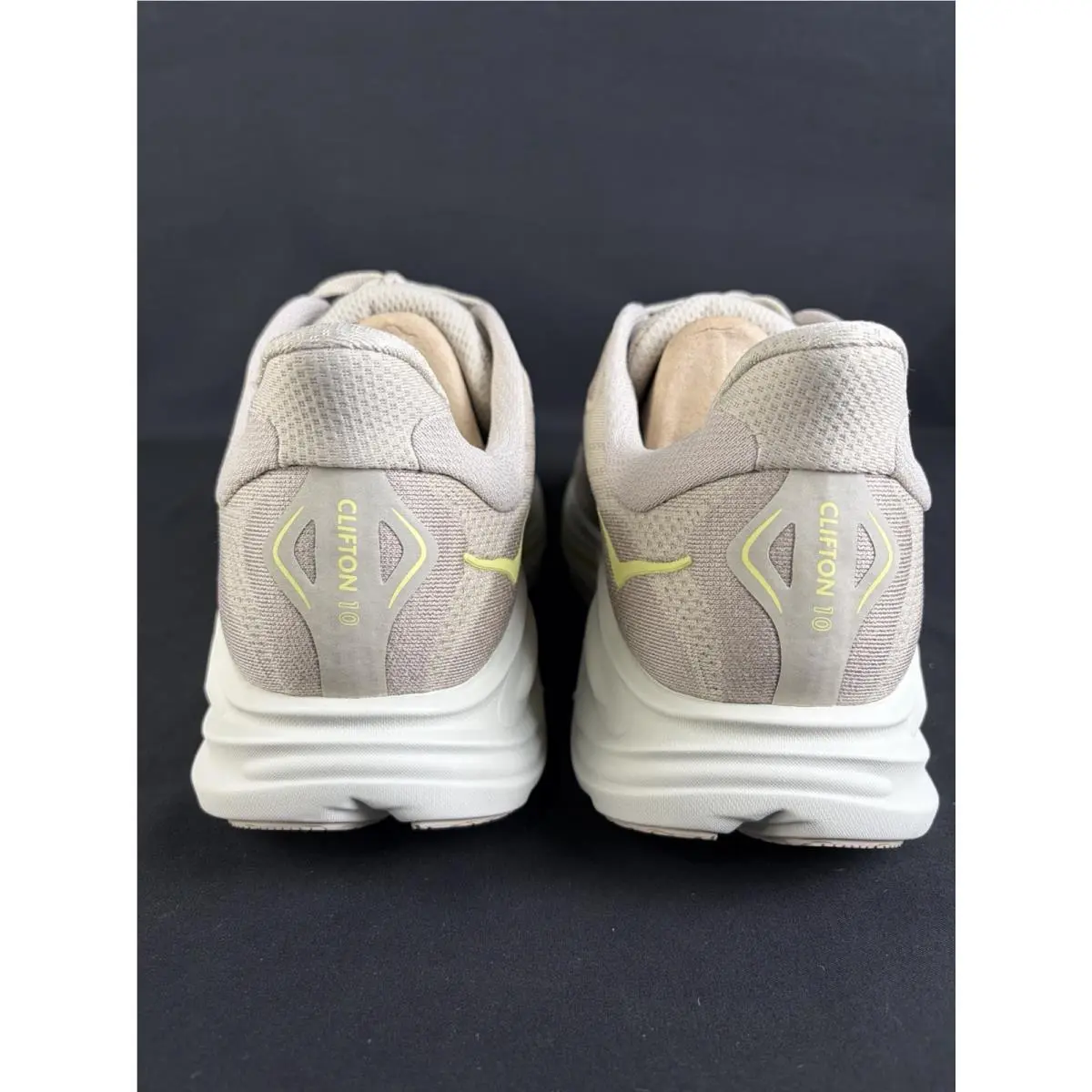 Hoka shoes - Hoka One One Clifton 10 Wide - 1162032-RNN - Beige / Raw Linen / Stone 3