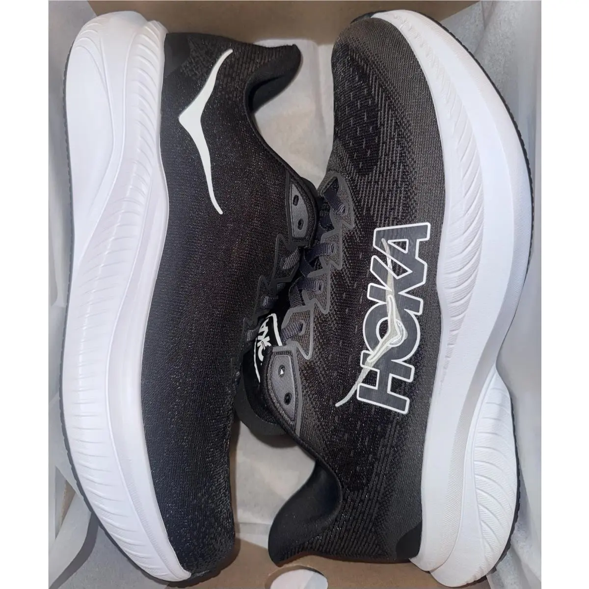 Hoka shoes - Hoka One One Mach 6 - 1147790 BWHT - Black White 1