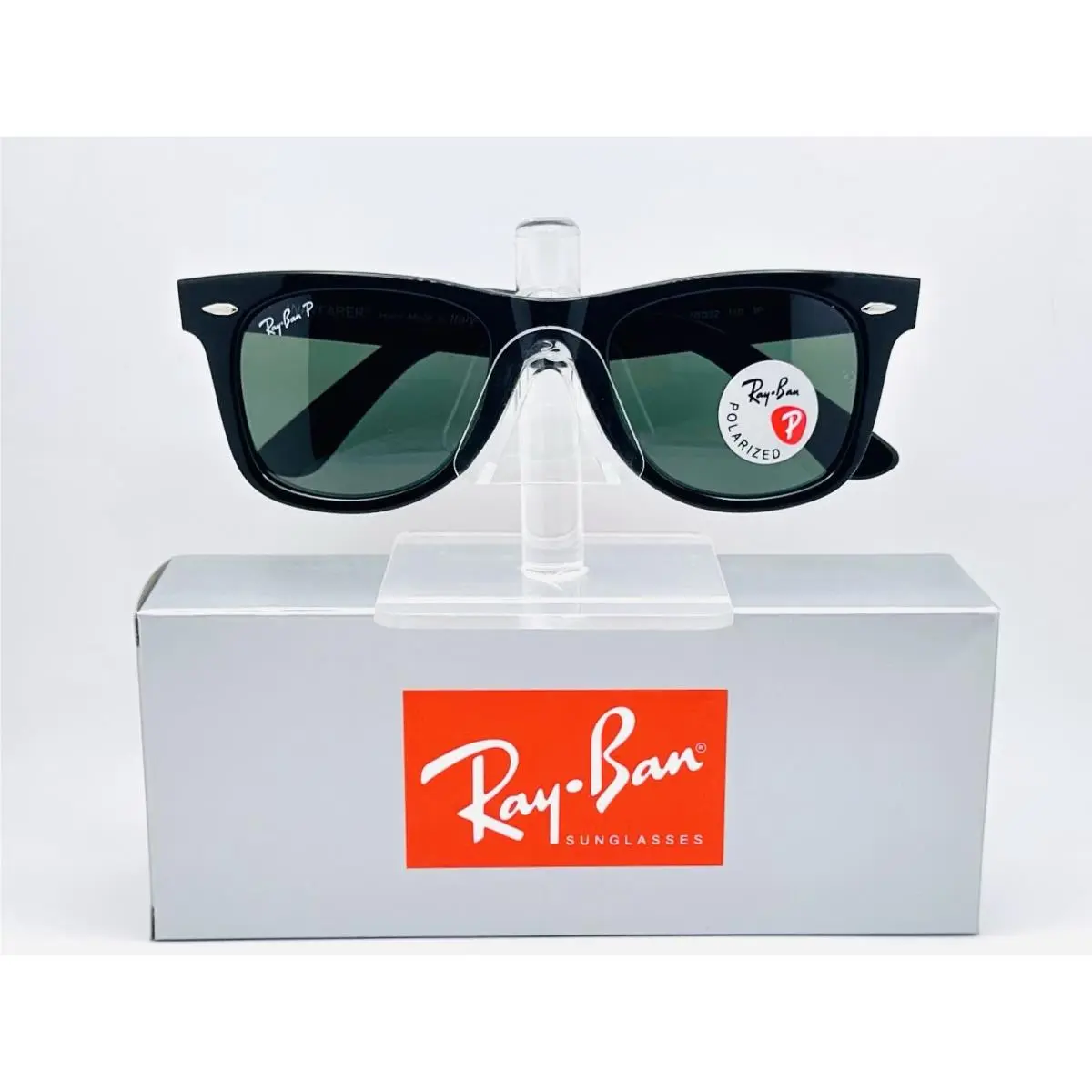 Ray-ban RB2140 Wayfarer Classic 50mm Sunglasses - Polarized Green Lens