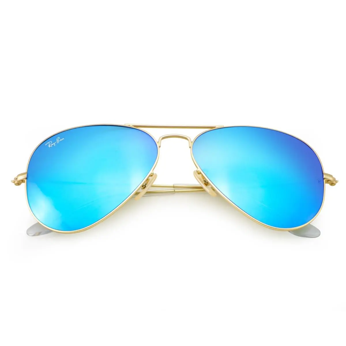 Ray-ban Sunglasses RB3025 Aviator Flash Gold Frame Blue Flash Lens 58mm Unisex