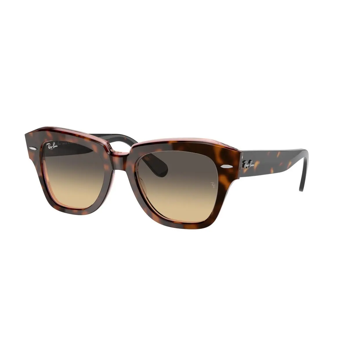 Ray-ban RB 2186 State Street Havana On Transpa 1324BG Size 52 Sunglasses by Ray-Ban