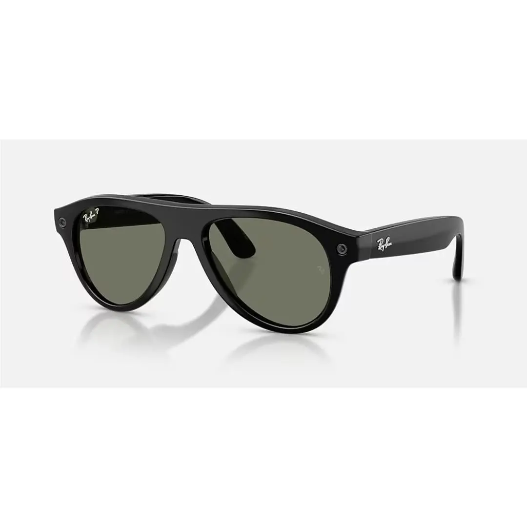 Ray-ban Meta Gen 3 Aviator Black Frame Green Polarized Lenses