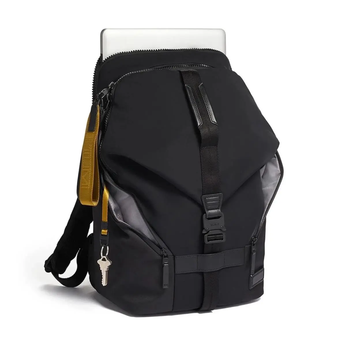 Tumi Tahoe Finch 798673D Black Laptop Backpack Travel Business Nylon