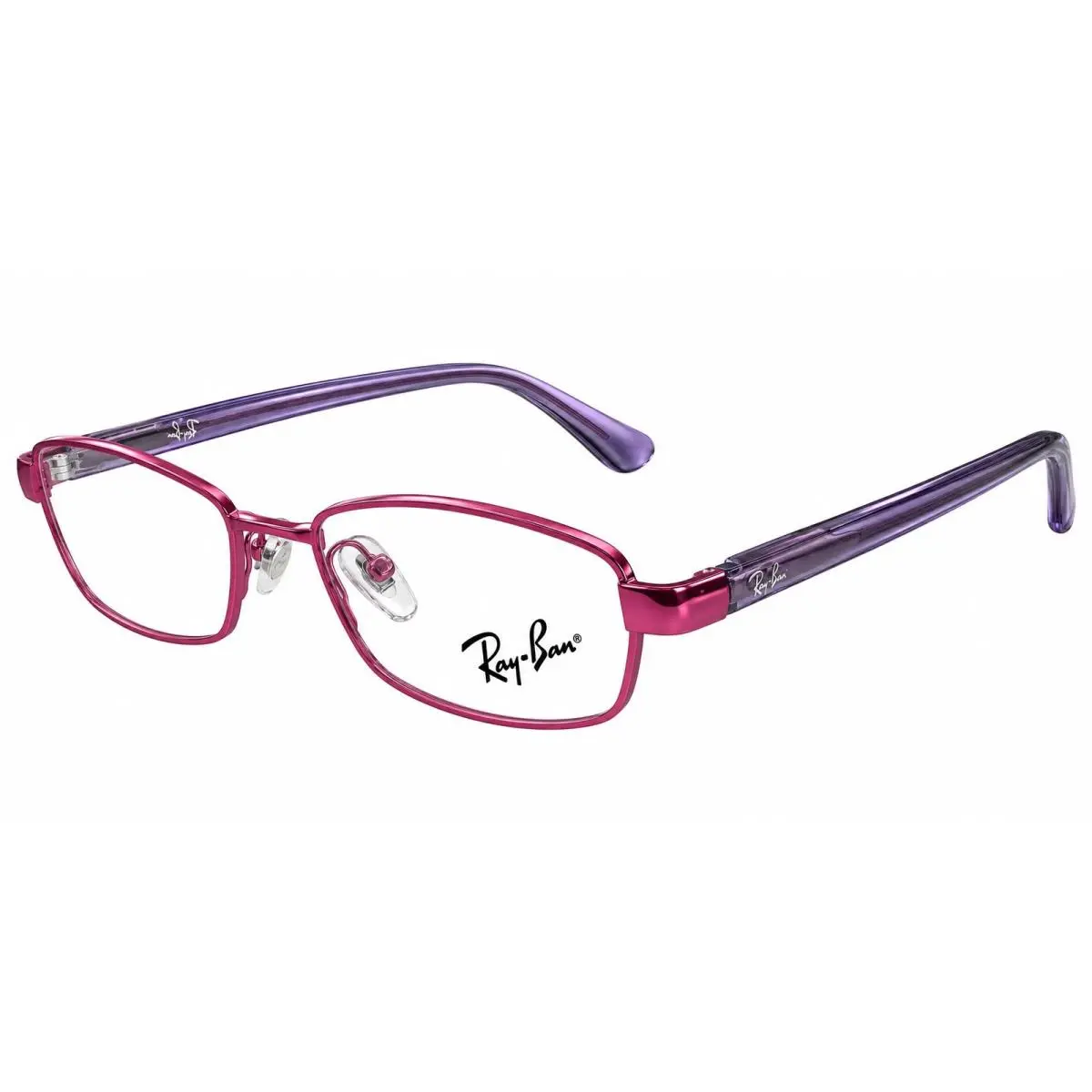 Ray-ban Kid`s Pink/purple Metal/acetate Frames 46-15-125 by Ray-Ban