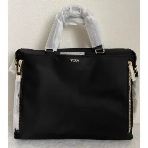 Tumi Voyageur Kendallville Briefcase Bag Black/gold