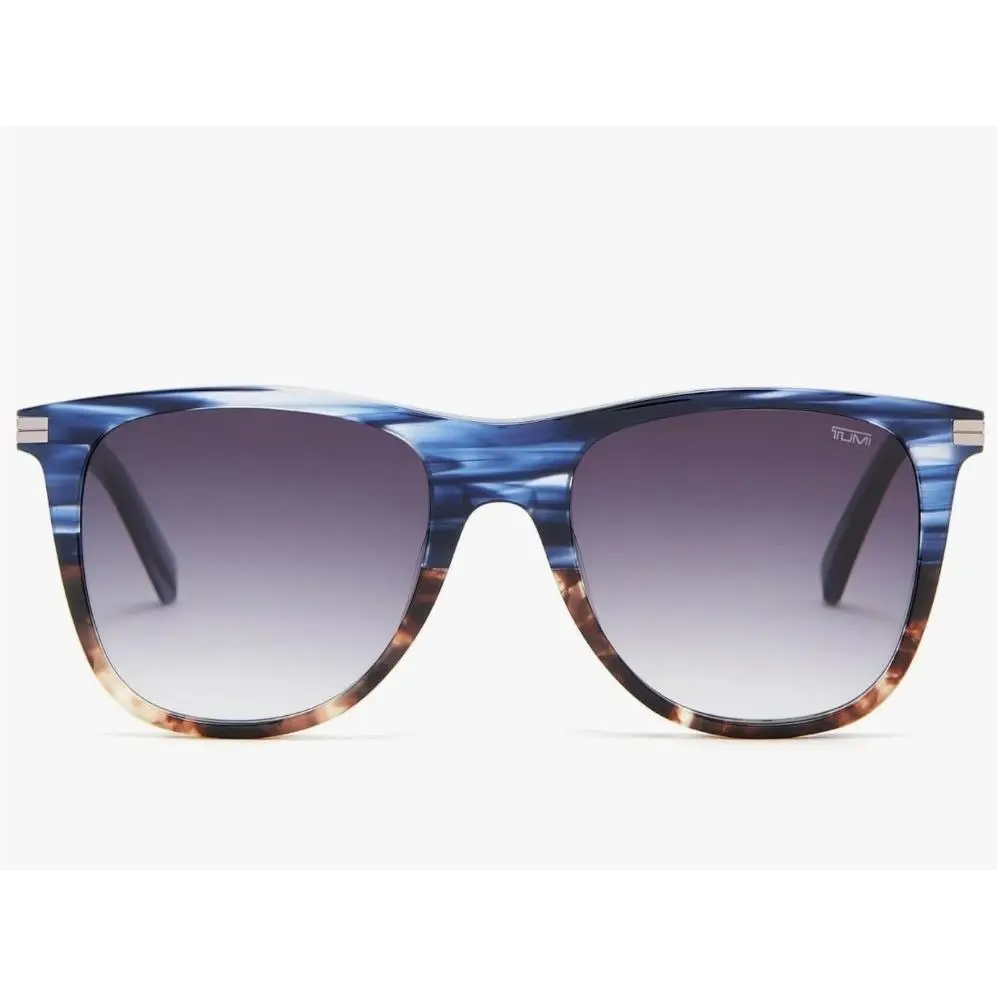 Tumi STU506 Men`s Sunglasses in Blue/havana Gradient Size: 53-19-145 W/ Case