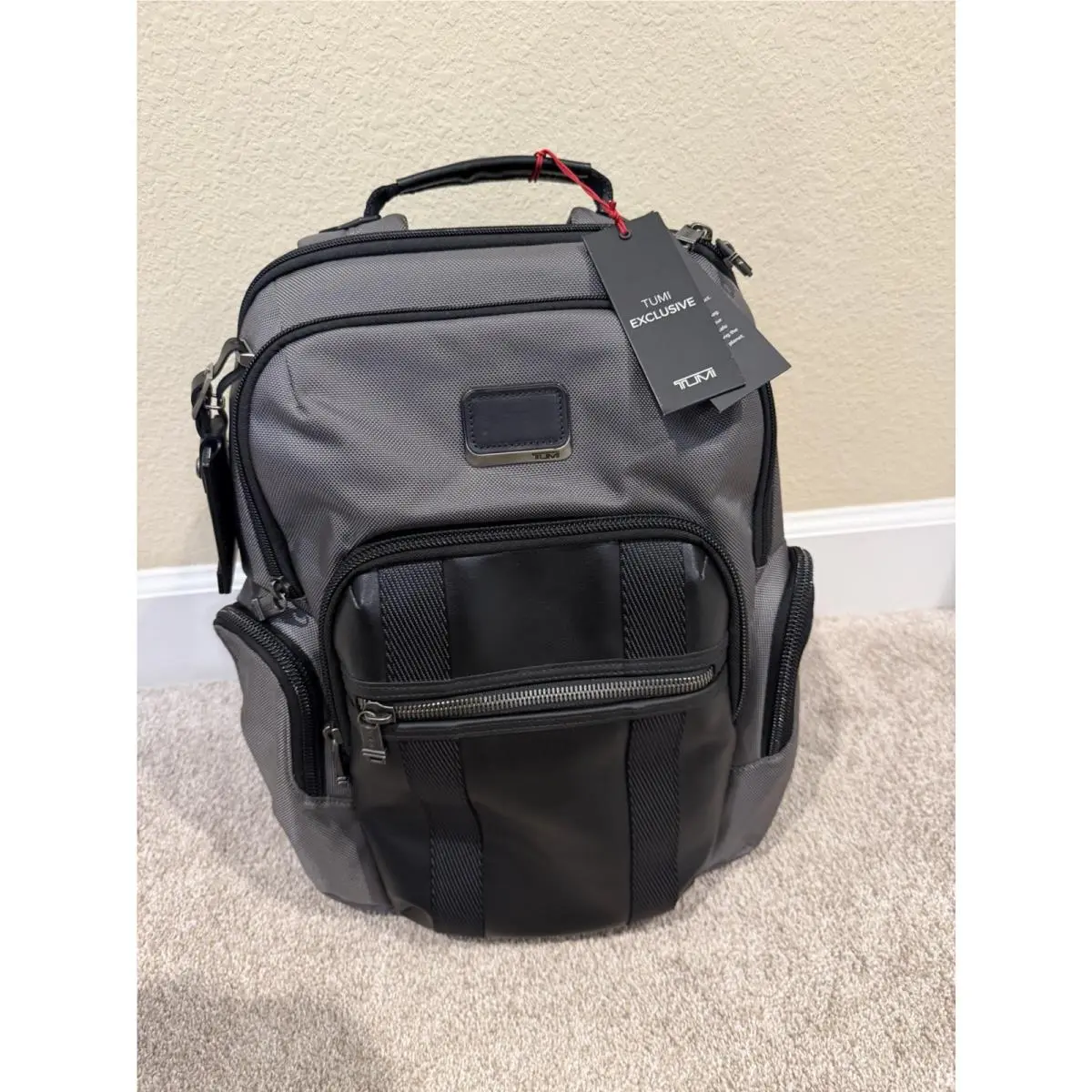 Tumi Nellis Exclusive Ballistic Nylon Backpack Gray