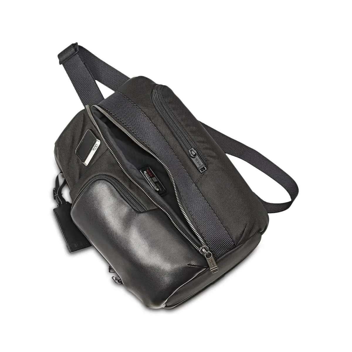 Tumi Alpha Bravo Smith Sling 232393D Black Ballistic Nylon Crossbody Bag