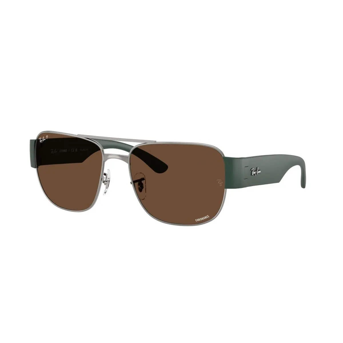 Ray-ban RB 3756 CH Gunmetal / Polar Brown 004/AN Size 56 Sunglasses by Ray-Ban