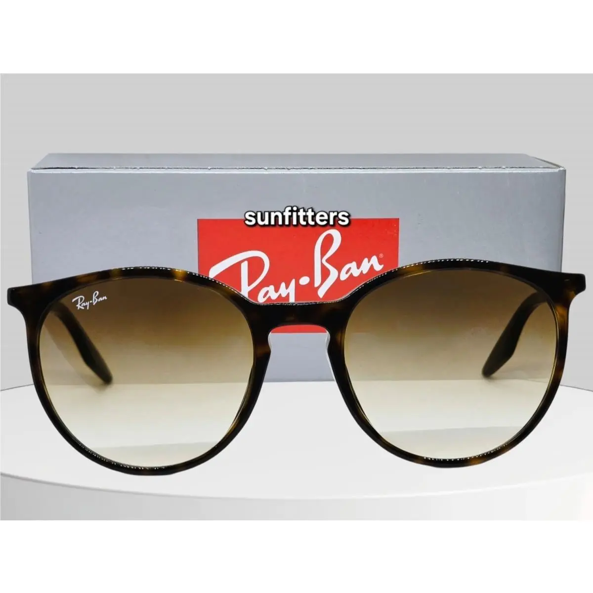 Ray Ban Havana Tortoise/brown Gradient RB2204 902/51 54 Sunglasses