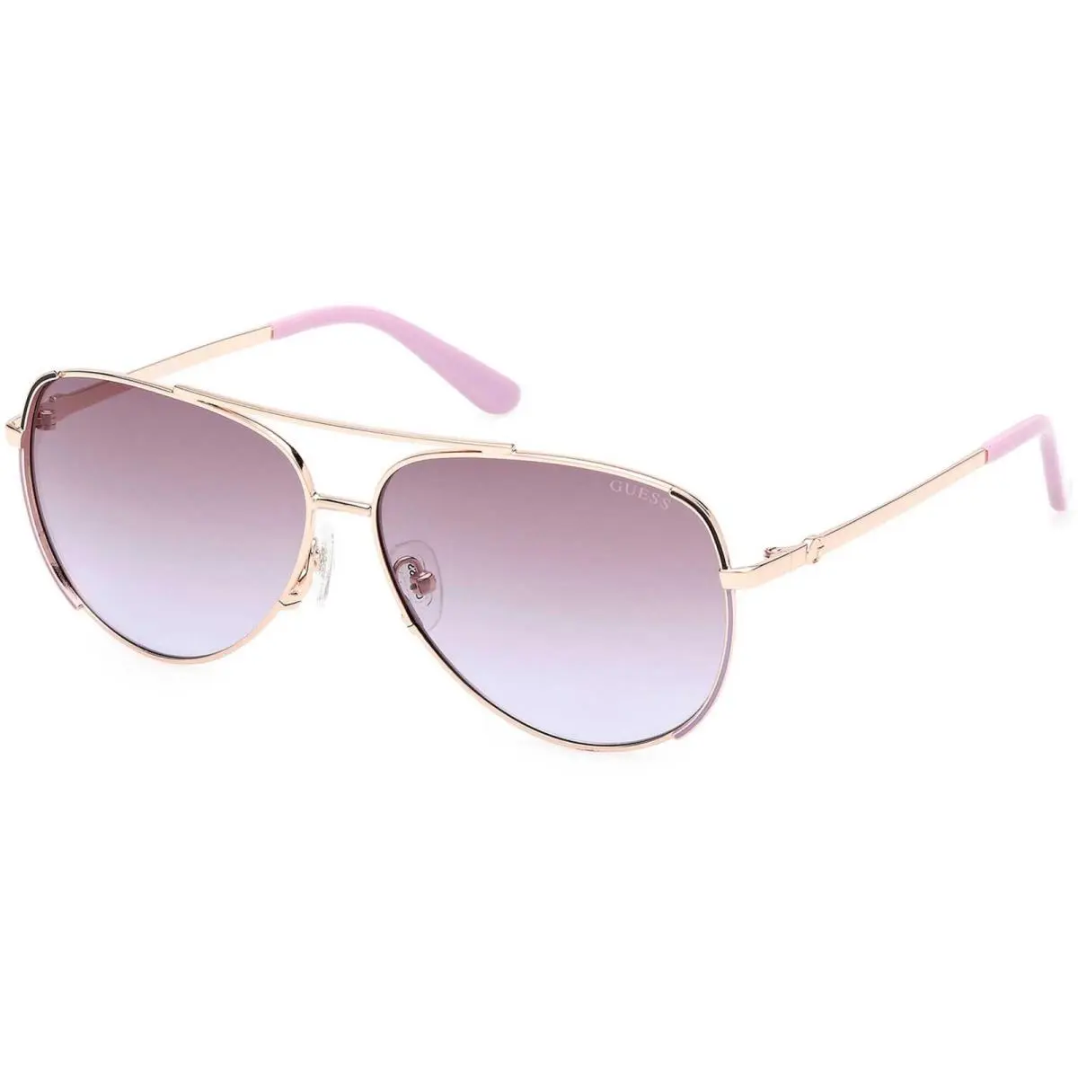 Women`s Sunglasses Beige/other Metal Aviator Full Rim Frame GU00193 5859F by Guess