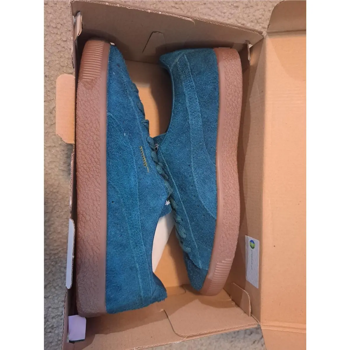 Puma shoes - PUMA Suede - Suede - Green 8