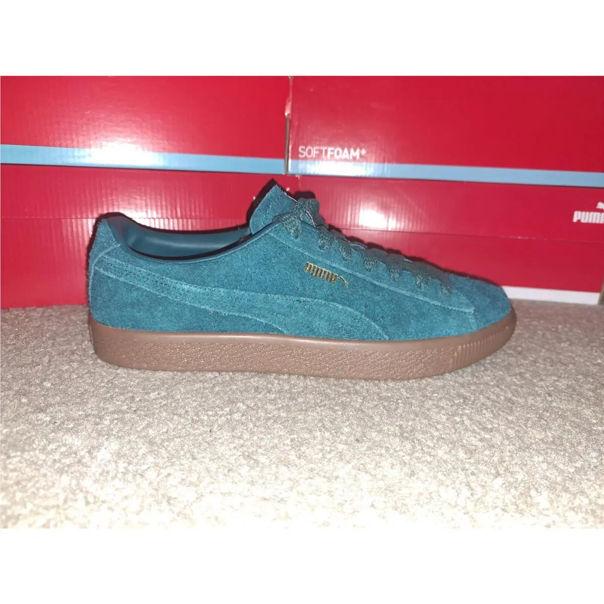 Puma shoes - PUMA Suede - Suede - Green 13