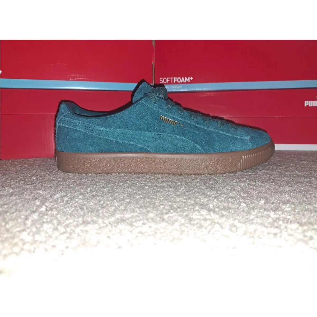 Puma shoes - PUMA Suede - Suede - Green 14