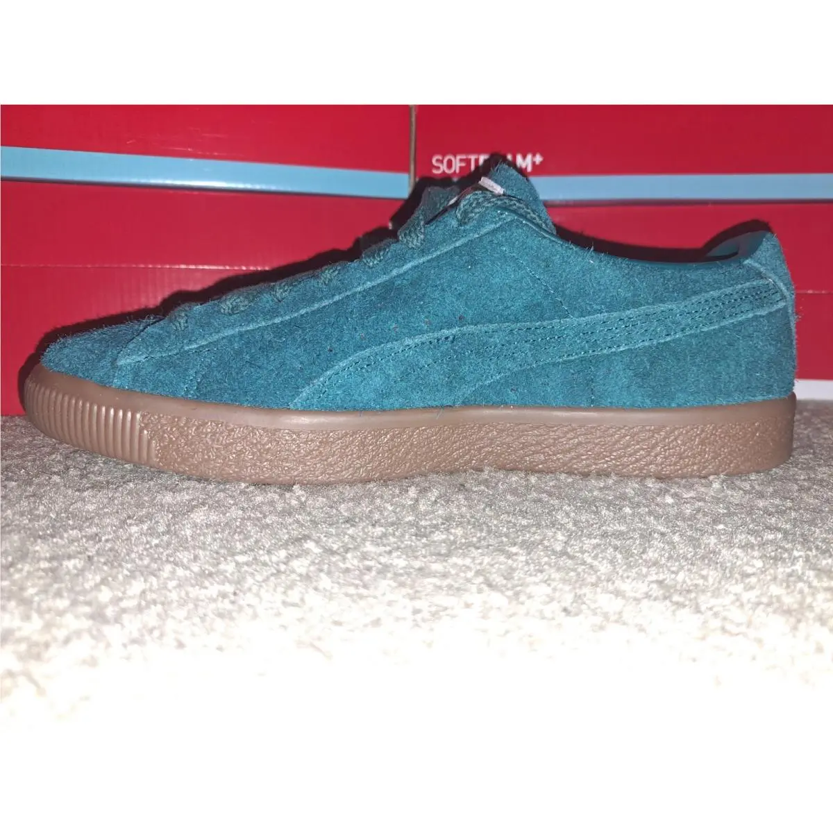 Puma shoes - PUMA Suede - Suede - Green 1