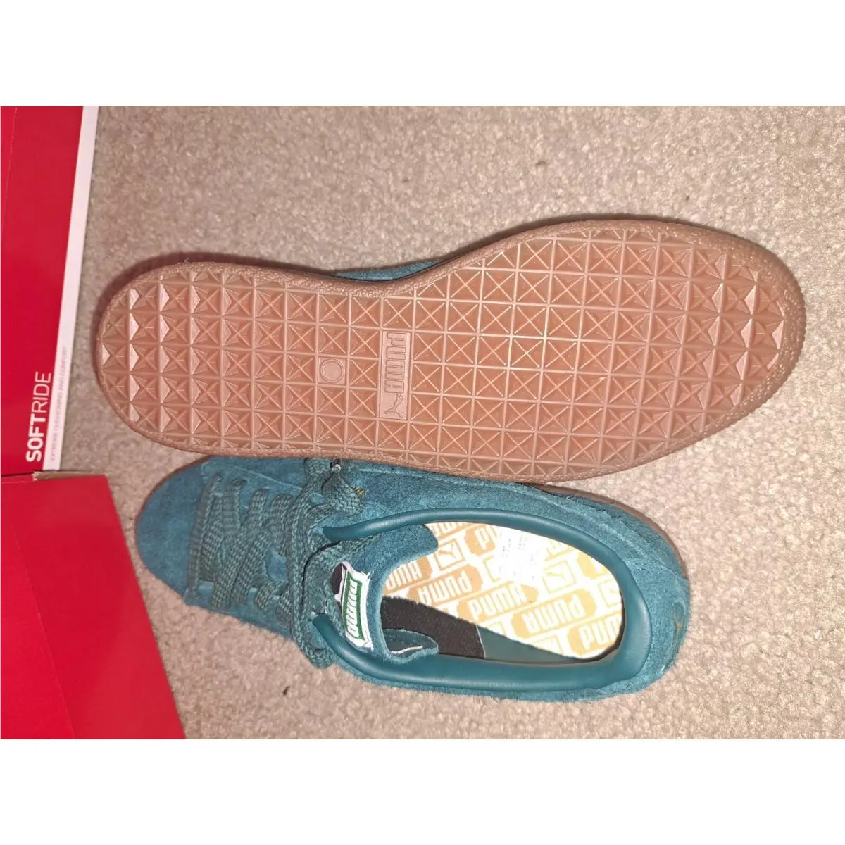 Puma shoes - PUMA Suede - Suede - Green 3