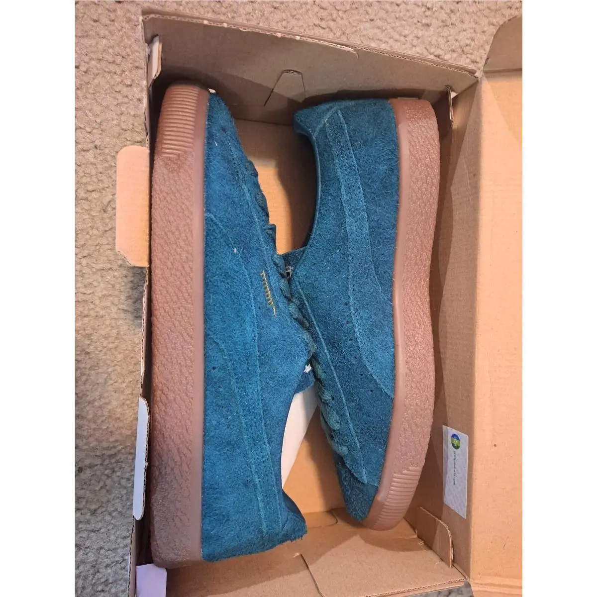 Puma shoes - PUMA Suede - Suede - Green 7