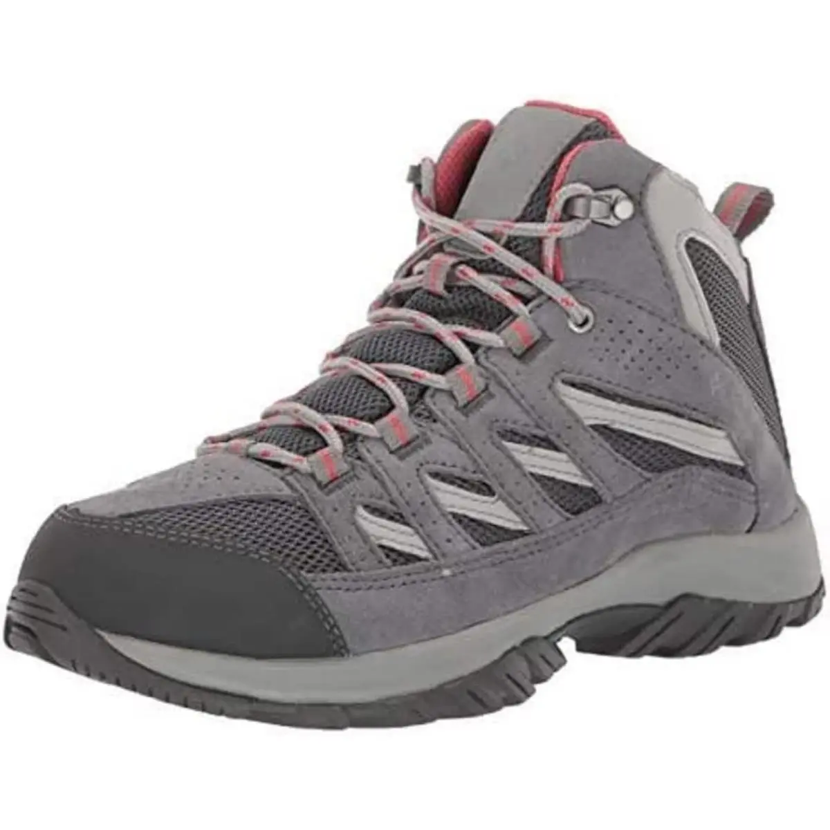 Womens Crestwood Mid Waterproof Boot Hiking Shoe Graphite Daredevil by Columbia