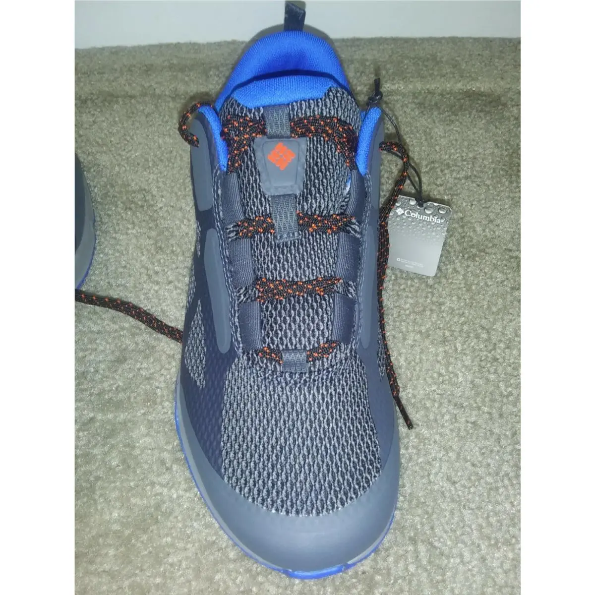 Columbia shoes - Columbia Vitesse Outdry - Vitesse Outdry - BM0077-100 - grey & blue 4