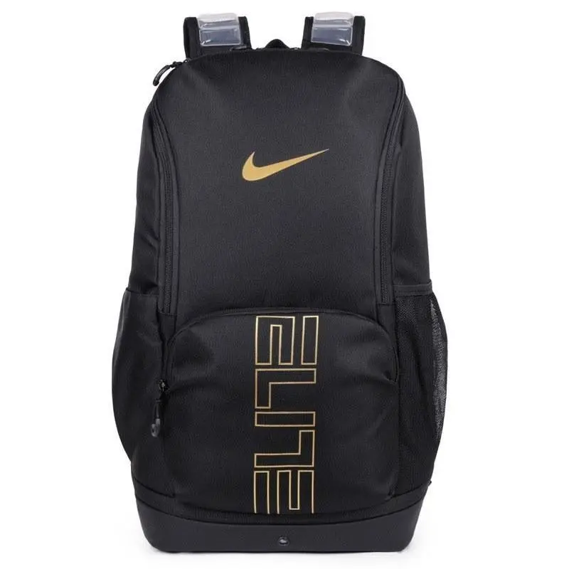 Varsity Elite Backpack Black and Metallic Silver HM9965-010 32L Black gold by Nike